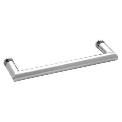 CRL Polished Chrome 18" MT Series Round Tubing Mitered Corner Single-Sided Towel Bar