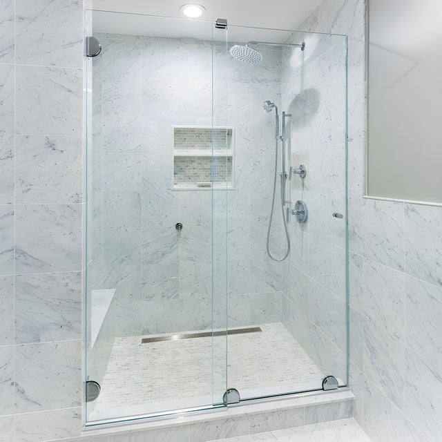 CRL Polished Chrome Essence® Series Basic Sliding Door Kit