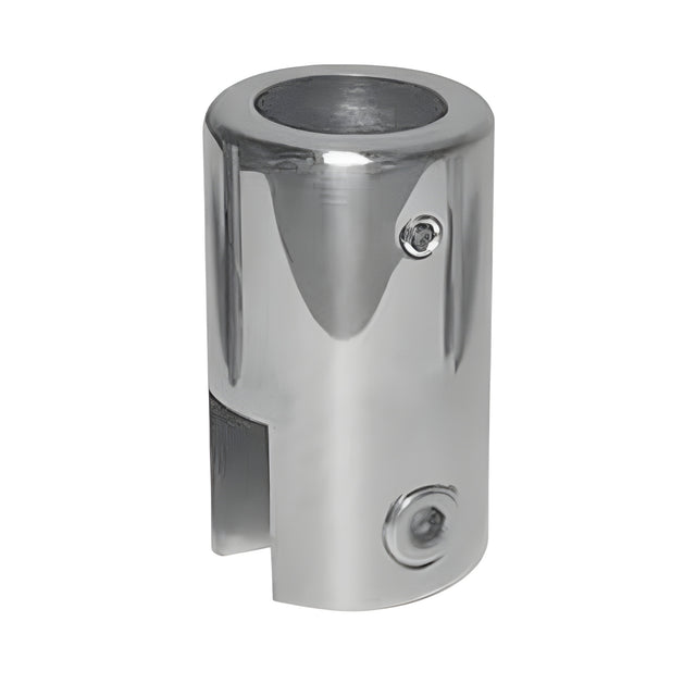 CRL Polished Chrome Support Bar Bracket for 3/8" to 1/2" Glass