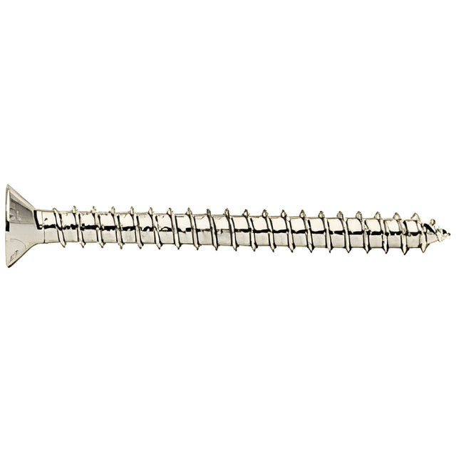 CRL Polished Nickel 10 x 2" Wall Mounting Flat Head Phillips Sheet Metal Screws