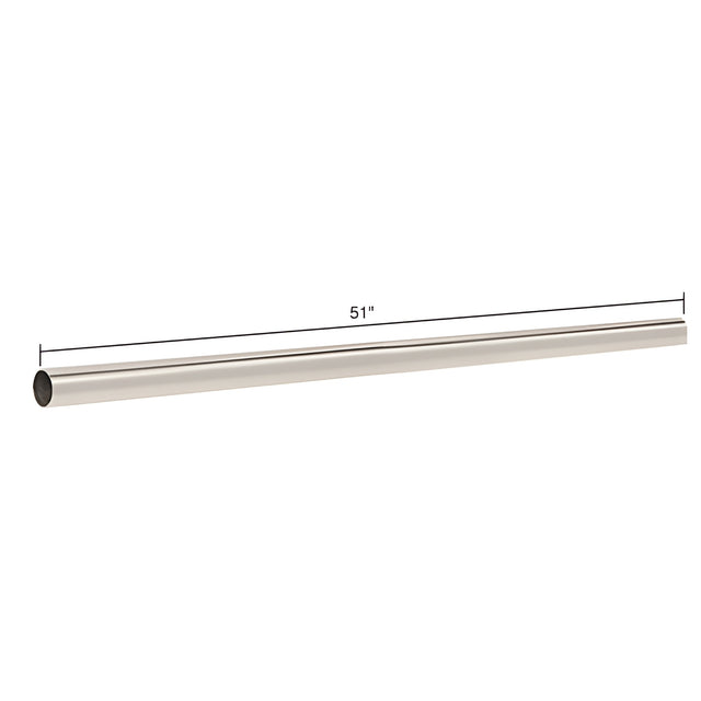 CRL Polished Nickel 51" Support Bar Only