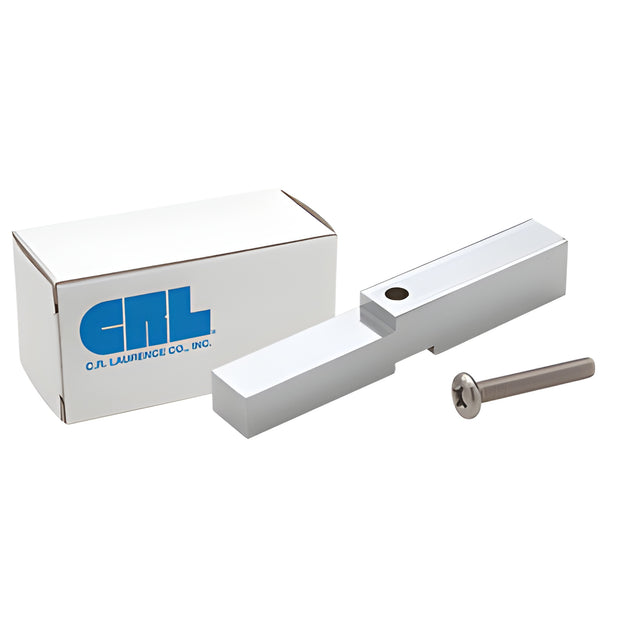 CRL Polished Nickel Adapter Block for Prima, Shell and Rondo Hinges