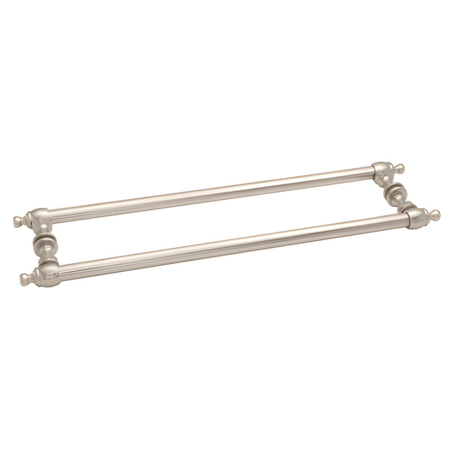 CRL Polished Nickel Colonial Style 18" Back-to-Back Towel Bars