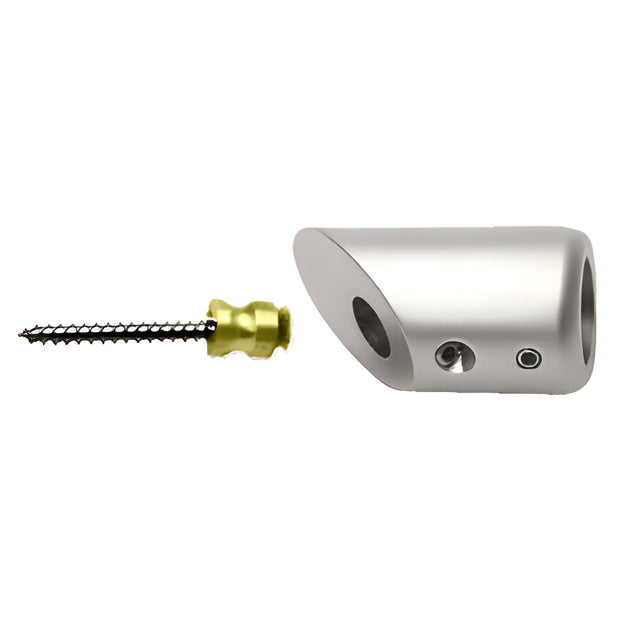 CRL Polished Nickel Mitered Support Bar Bracket