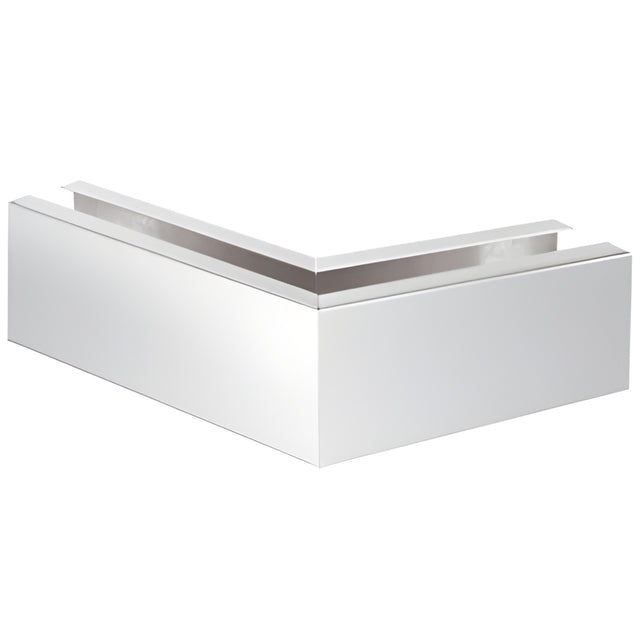 CRL Polished Stainless 12" 135º Mitered Corner Cladding for B5L Series Low Profile Base Shoe