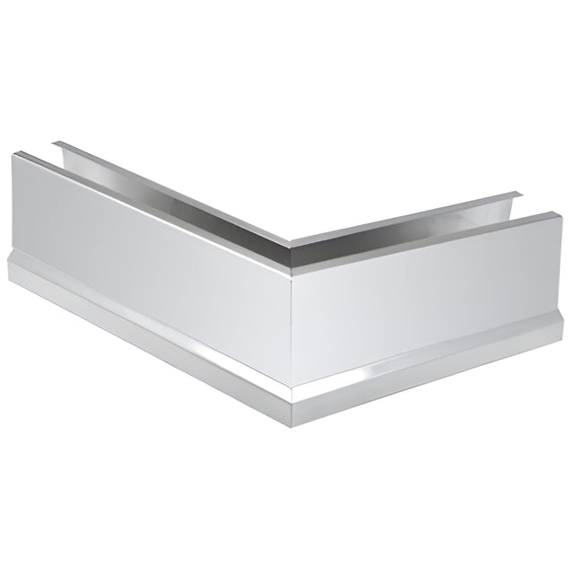 CRL Polished Stainless 12" 135º Mitered Corner Cladding for B5T Series Tapered Base Shoe
