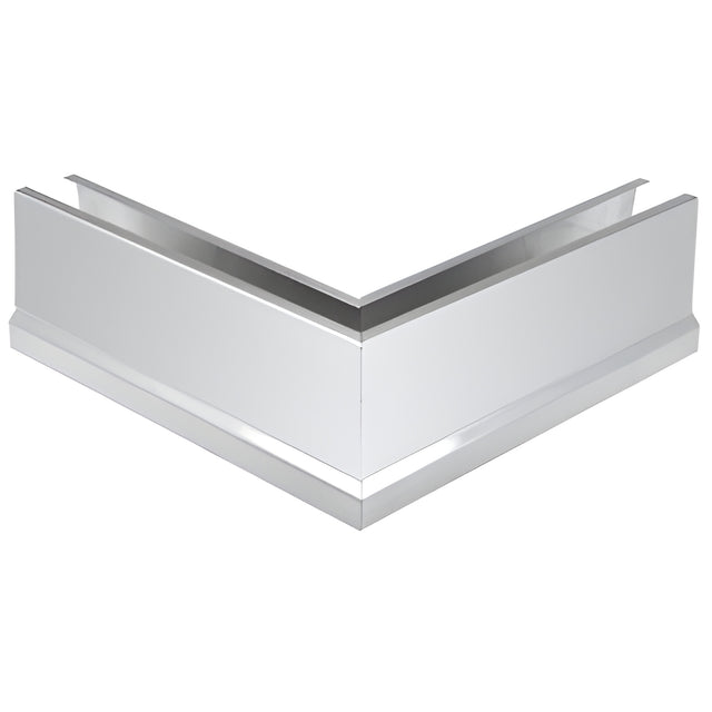 CRL Polished Stainless 12" 90º Mitered Corner Cladding for B5T Series Tapered Base Shoe