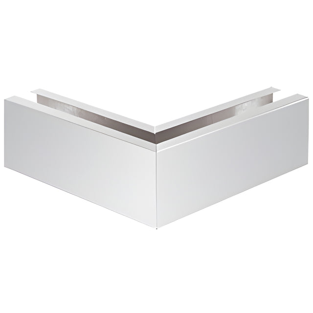 CRL Polished Stainless 12" 90º Mitered Corner Cladding for B7S Series Heavy-Duty Square Base Shoe