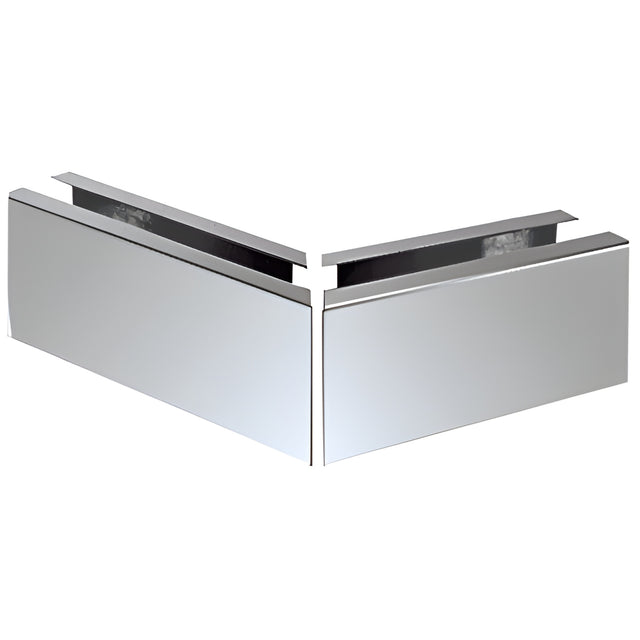 CRL Polished Stainless 12" Mitered 135 Degree Corner Cladding for L68S Series Laminated Square Base Shoe