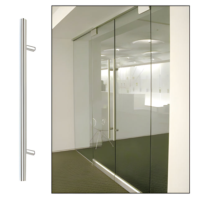CRL Polished Stainless 24" Extra Length Ladder Style Single-Sided Pull