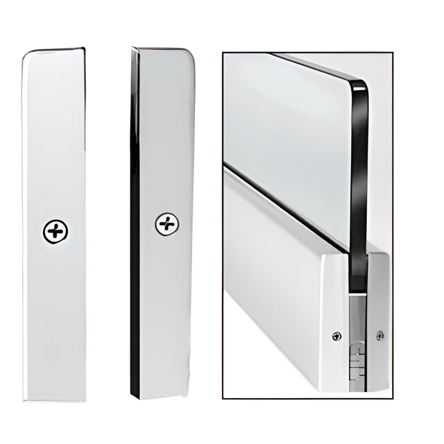 CRL Polished Stainless 4" Split Square End Cap
