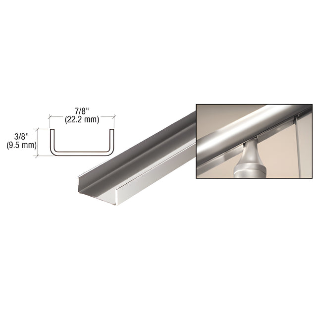 CRL Polished Stainless 60" CRS Pocket Filler Channel