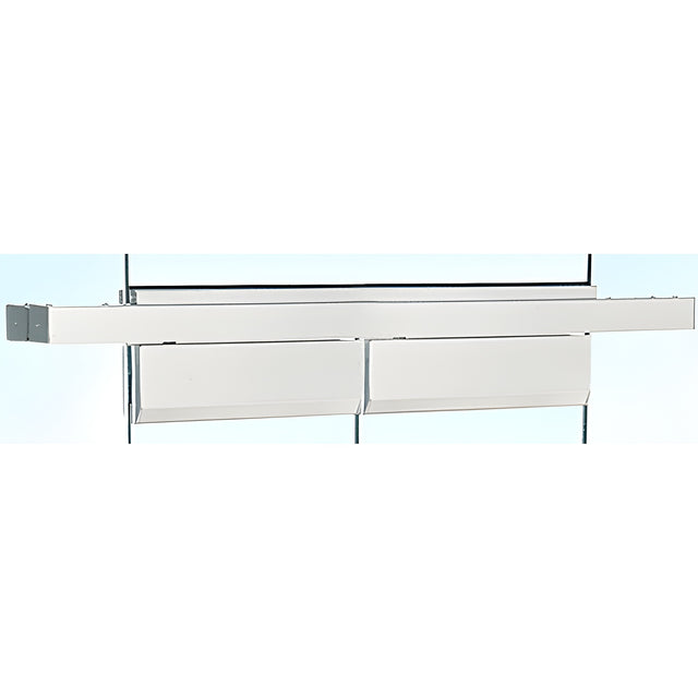 CRL Polished Stainless Double Floating Header for Overhead Concealed Door Closers - for 72" Wide Opening