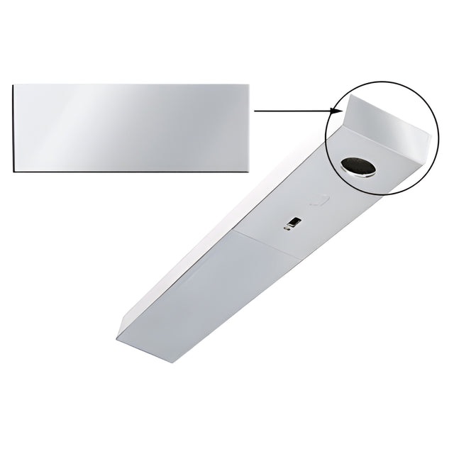 CRL Polished Stainless End Cap for 1-3/4" x 4-1/2" DCH Header