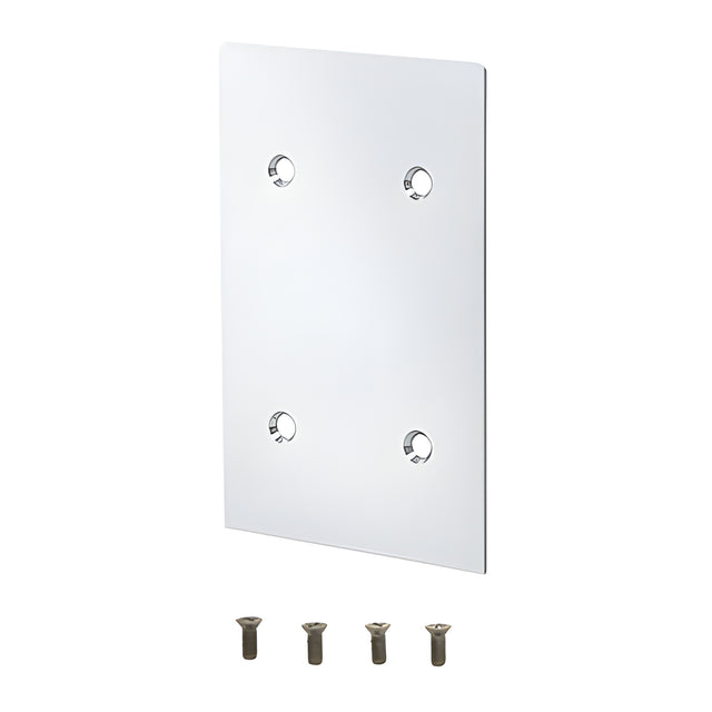 CRL Polished Stainless End Cap for 8B Series 3/4" Square Base Shoe