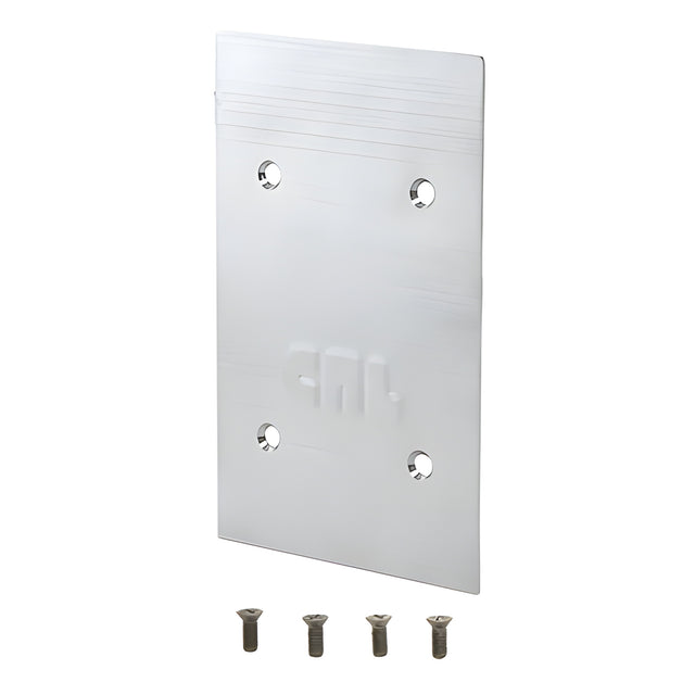 CRL Polished Stainless End Cap for 9BL21 Series Standard Square Base Shoe