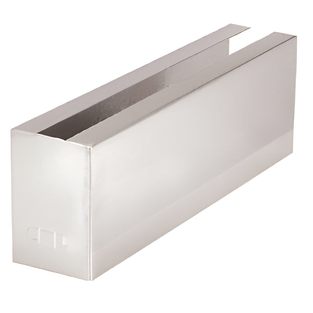 CRL Polished Stainless Grade 304 12" Welded End Cladding for B7S Series Heavy-Duty Square Base Shoe