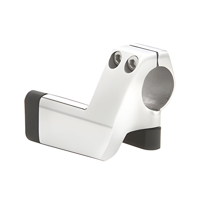 CRL Polished Stainless Laguna Double Roller Right Hand Door Stop for Top Tube