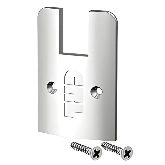 CRL Polished Stainless Low Profile End Cap With Screws