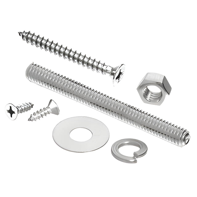 CRL Polished Stainless Replacement Screw Packs for Bar Mount Foot Railing Brackets