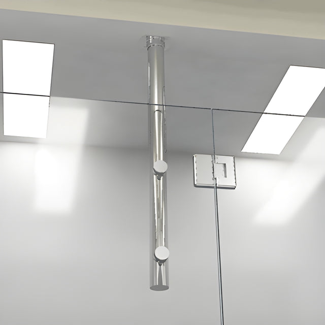 CRL Polished Stainless Steel 33" Two Point Vertical Post System