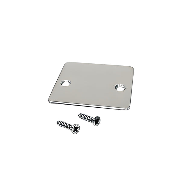 CRL Polished Stainless Steel End Cap with Screws
