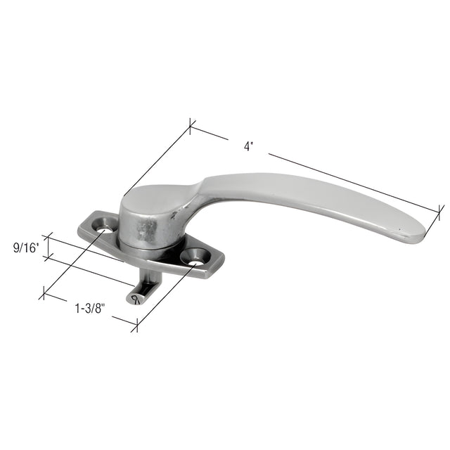 CRL Right Hand Casement Project-In Locking Handle 9/16" Hook Projection