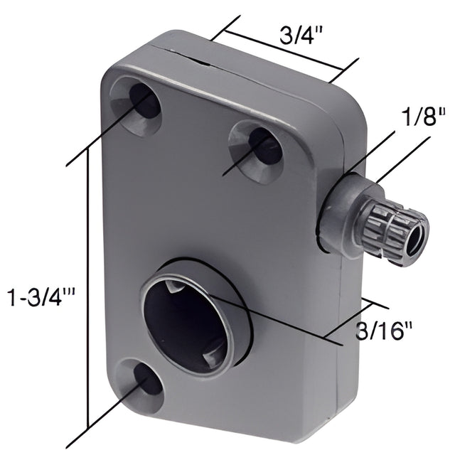 CRL Right Hand Window Slant Sill Operator 1-3/4" Screw Holes