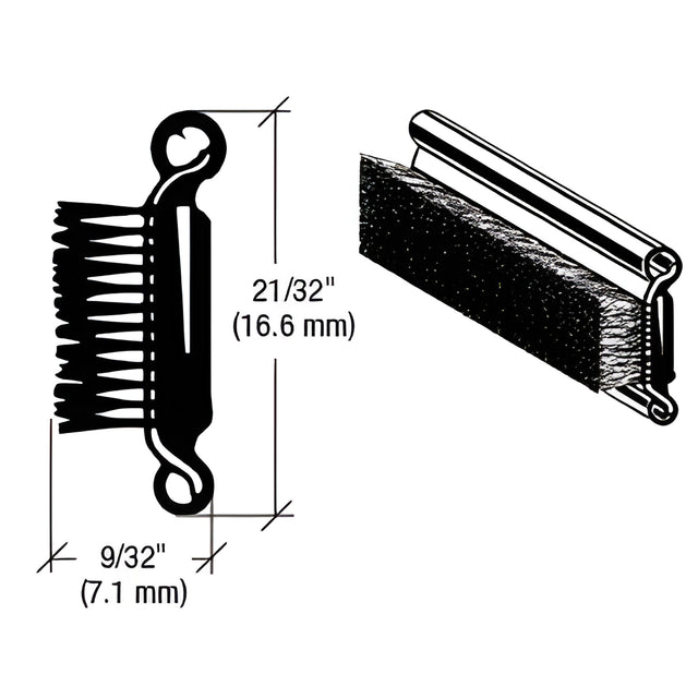 CRL Rigid Stainless Steel Beaded Belt Molding for 1957-1962 Ford - 96" Length
