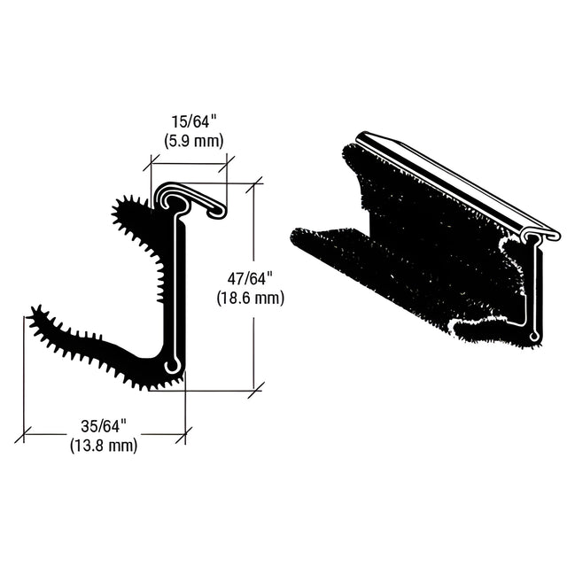 CRL Rigid Stainless Steel Beaded Belt Molding for 1966-1967 GM - 96" Length