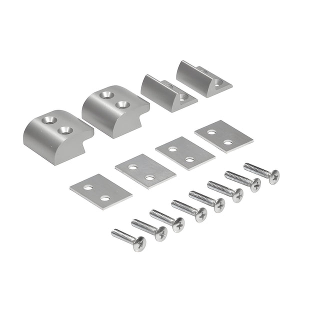 CRL Satin Aluminum Jackson® 896 Mullion Stabilizer Package