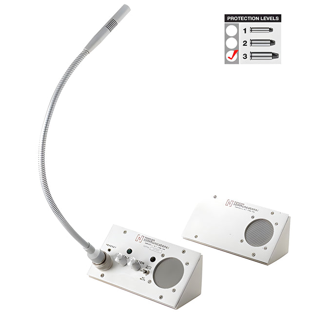 CRL Satin Anodized 115V AC "X" Model Counter-Top Two-Way Electronic Communicator