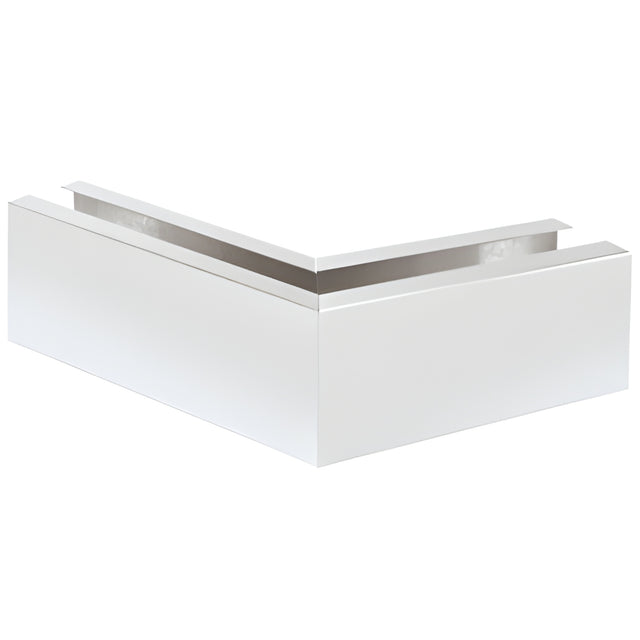 CRL Satin Anodized 12" 135º Mitered Corner Cladding for B5L Series Low Profile Base Shoe