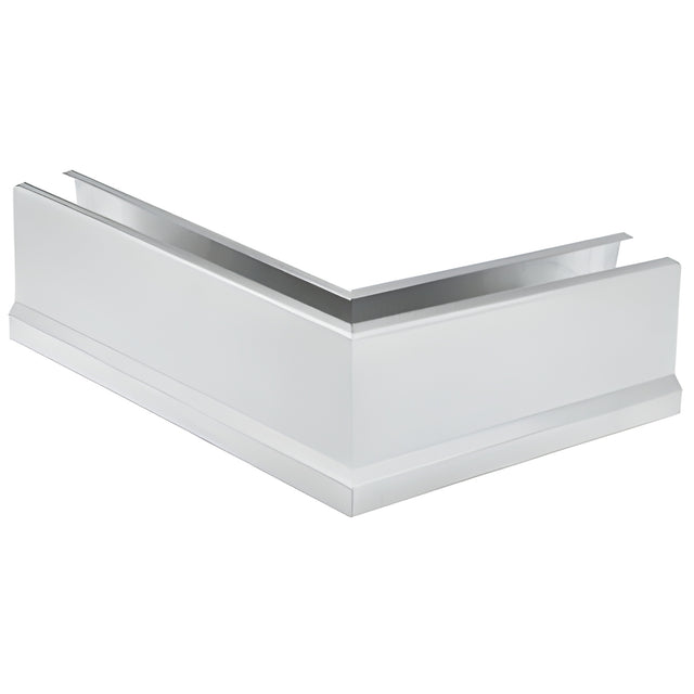 CRL Satin Anodized 12" 135º Mitered Corner Cladding for B5T Series Tapered Base Shoe
