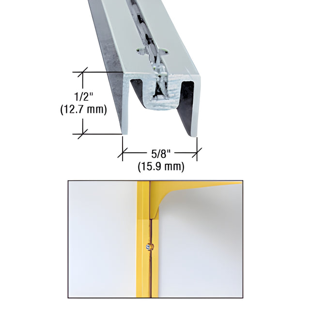 CRL Satin Anodized 36" Aluminum Wall Standard