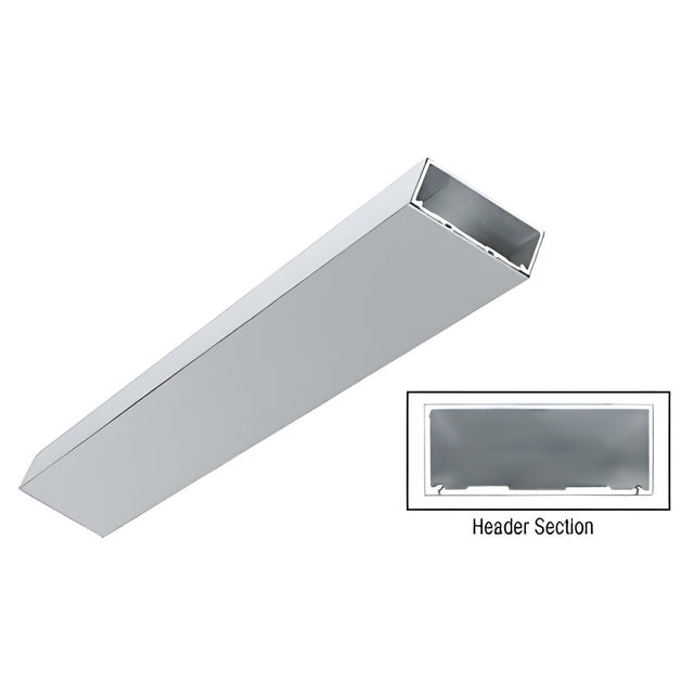 CRL Satin Anodized 4-1/2" Header/Jamb with Flat Filler Custom Length