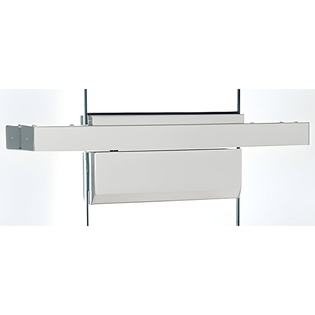 CRL Satin Anodized 4-1/2" Single Floating Header for Overhead Concealed Door Closers - Custom Length