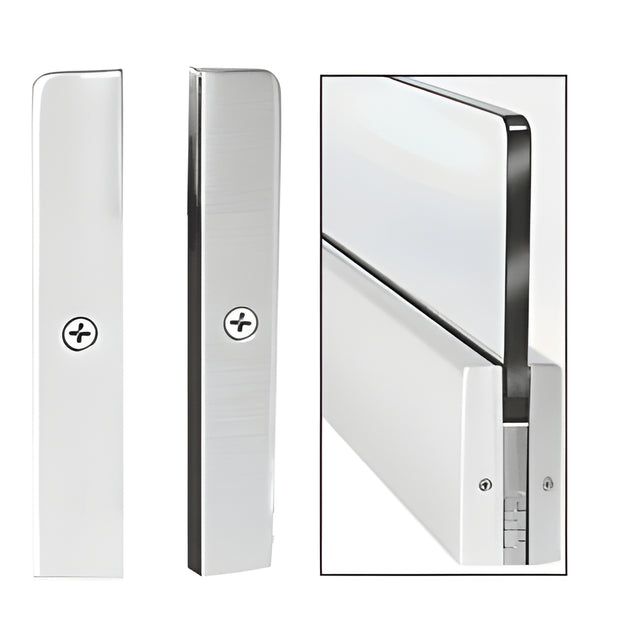 CRL Satin Anodized 4" Split Square End Cap