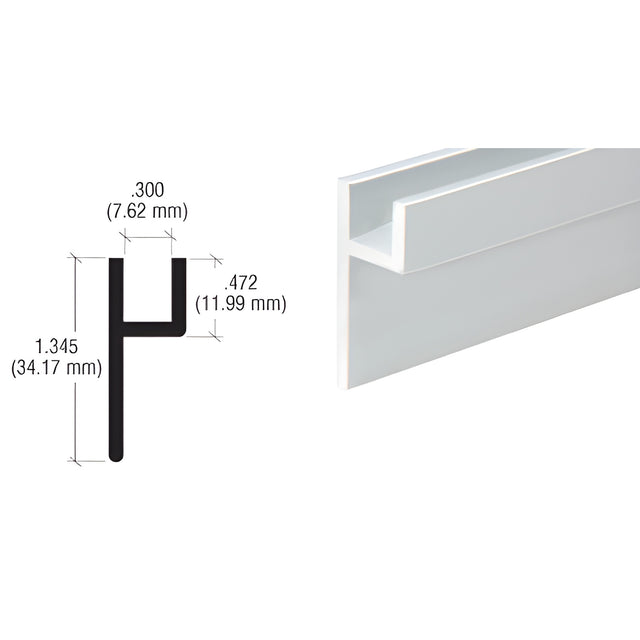CRL Satin Anodized Base "H-Channel