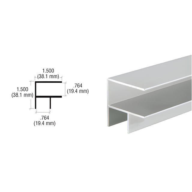 CRL Satin Anodized Corner Mold Extrusion