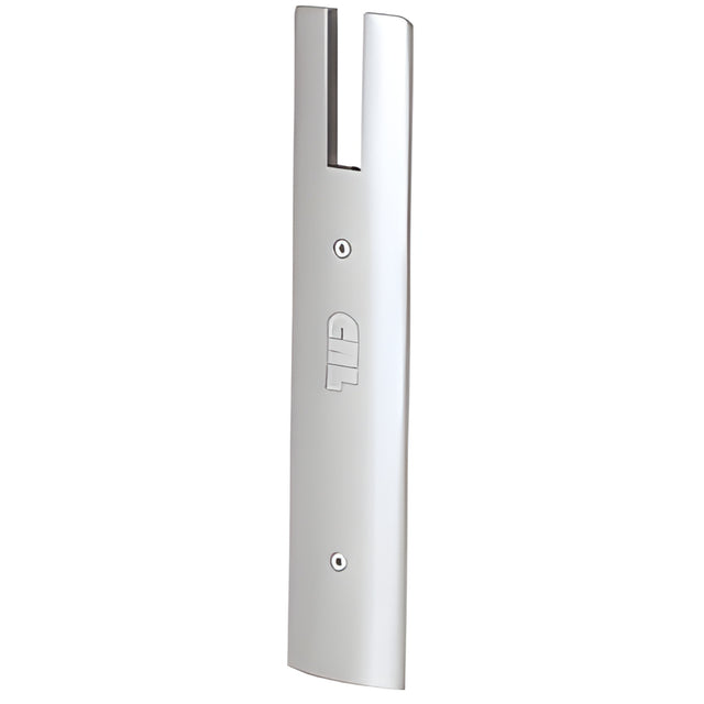 CRL Satin Anodized End Cap for 10" Square 1/2" Glass Wedge-Lock® Door Rail