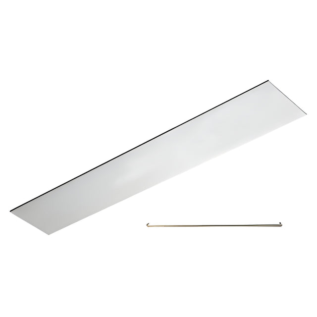 CRL Satin Anodized Flat Snap-In Channel 120"