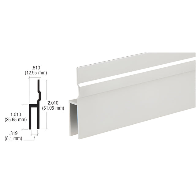CRL Satin Anodized Front Hanger Extrusion