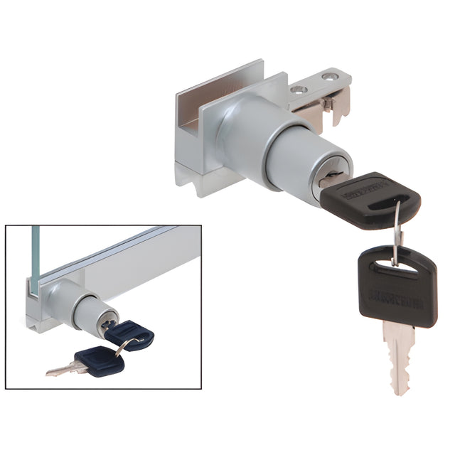 CRL Satin Anodized "Keyed Alike" Lock for S710 Security H-Bar
