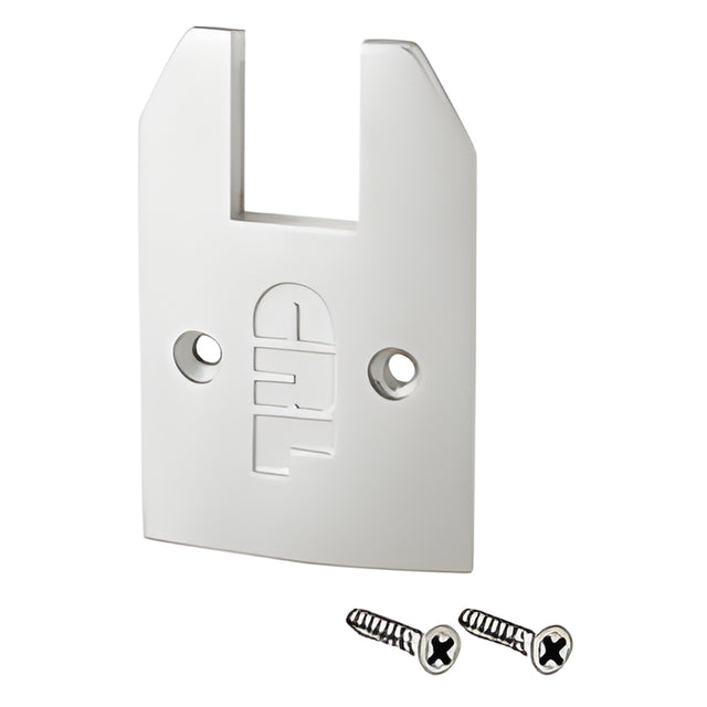 CRL Satin Anodized Low Profile Tapered Sidelite Rail Cap With Screws