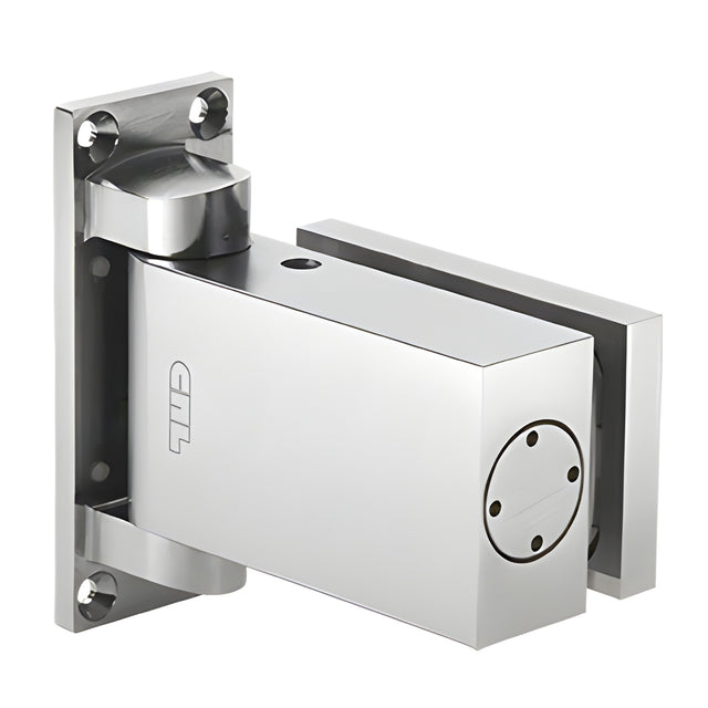 CRL Satin Anodized Vernon Oil Dynamic 8060 'All-Glass' Commercial Door Hinge - Hold Open