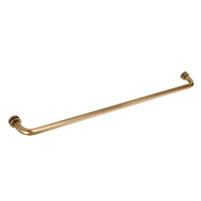 CRL Satin Brass 24" BM Series Tubular Single-Sided Towel Bar