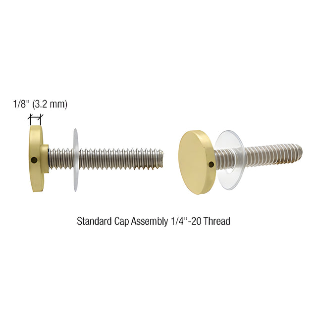 CRL Satin Brass BMNW Stud Replacement Set