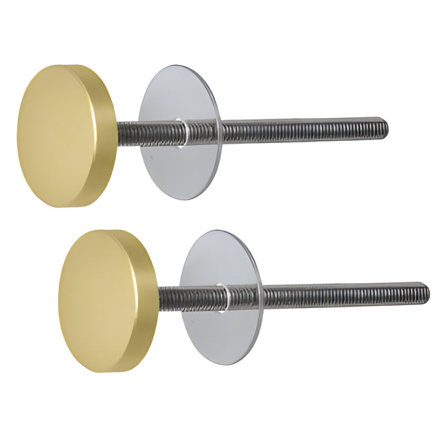 CRL Satin Brass Cologne Low Profile Stud Replacement Set