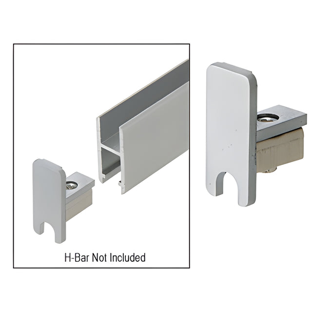 CRL Satin Chrome End Cap for Security H-Bar